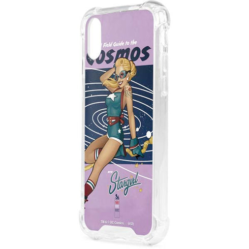 DC Comics Bombshells Stargirl- Field Guide to Cosmos iPhone XS Clear Case