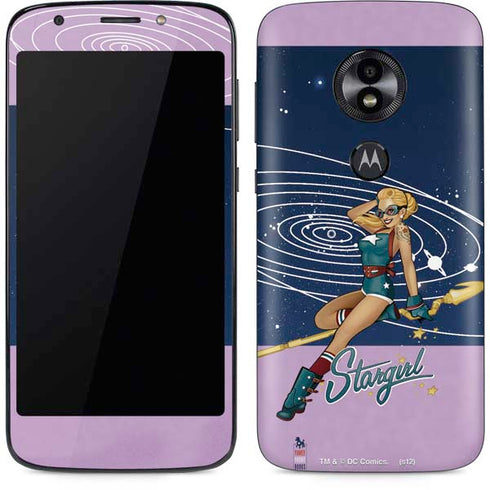 DC Comics Bombshells Stargirl- Field Guide to Cosmos Moto E5 Play Skin