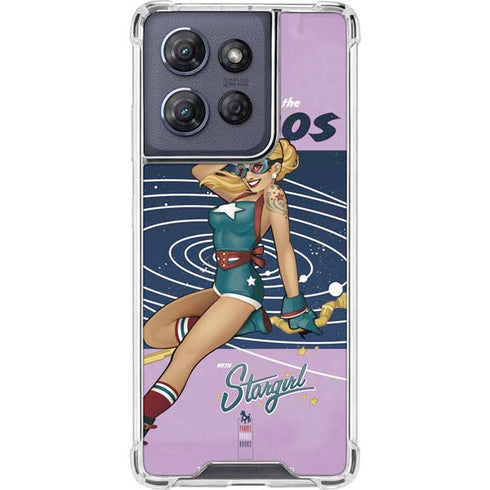 DC Comics Bombshells Stargirl- Field Guide to Cosmos Moto G 5G (2025) Clear Case