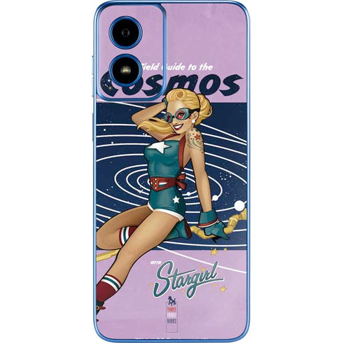 DC Comics Bombshells Stargirl- Field Guide to Cosmos Moto G Play 4G (2024) Skin