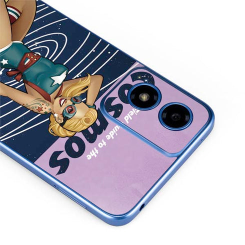 DC Comics Bombshells Stargirl- Field Guide to Cosmos Moto G Play 4G (2024) Skin