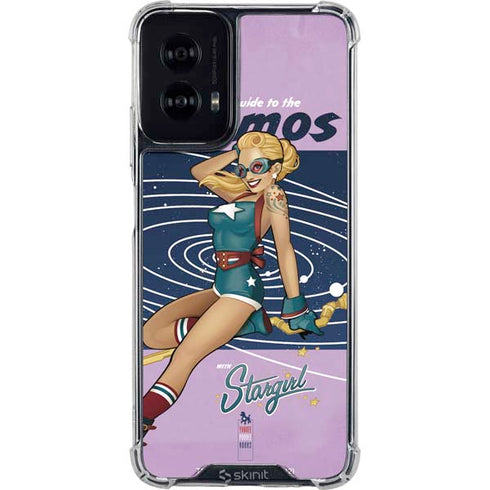 DC Comics Bombshells Stargirl- Field Guide to Cosmos Moto G Power 5G (2024) Clear Case
