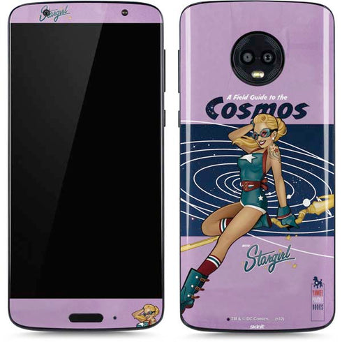 DC Comics Bombshells Stargirl- Field Guide to Cosmos Moto G6 Skin