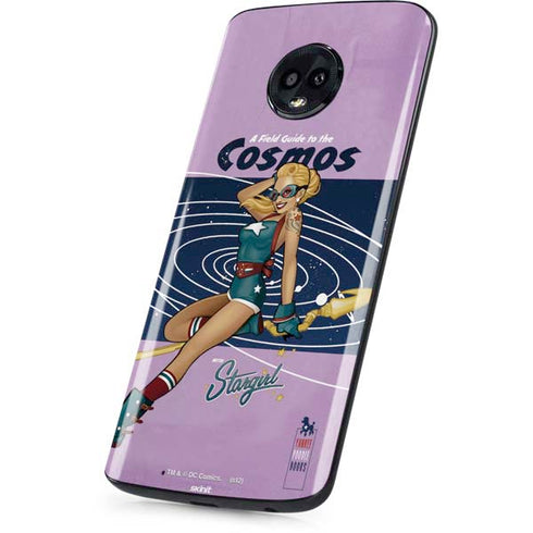 DC Comics Bombshells Stargirl- Field Guide to Cosmos Moto G6 Skin