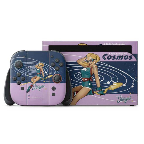 DC Comics Bombshells Stargirl- Field Guide to Cosmos Nintendo Skins