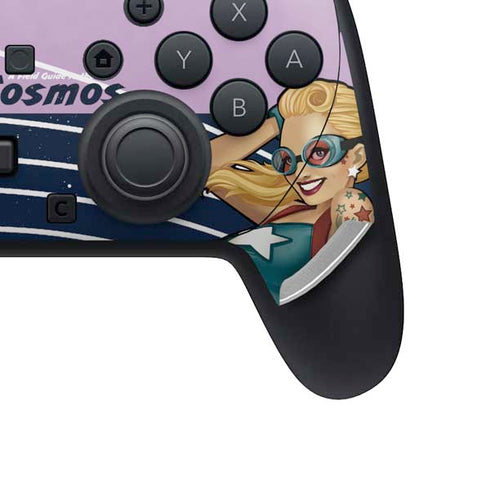DC Comics Bombshells Stargirl- Field Guide to Cosmos Nintendo Switch 2 (2025) Pro Controller Skin
