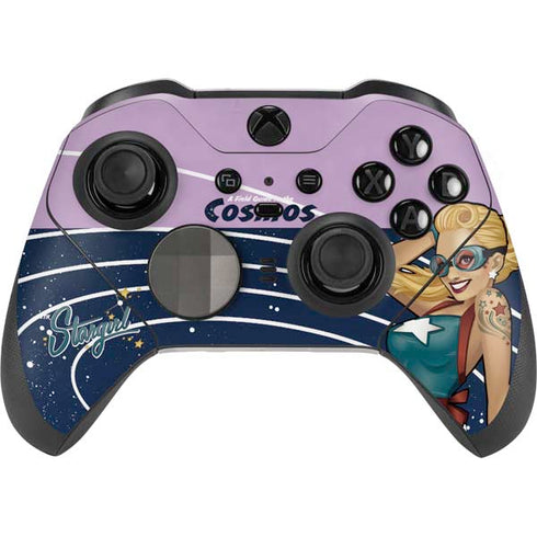 DC Comics Bombshells Stargirl- Field Guide to Cosmos Xbox Elite Wireless Controller Series 2 Skin
