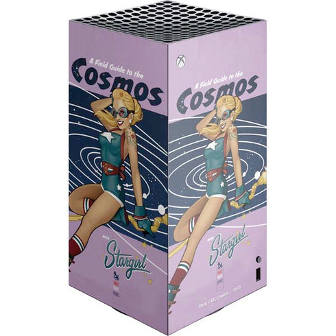 DC Comics Bombshells Stargirl- Field Guide to Cosmos XBox Series X Digital Edition Console Skin
