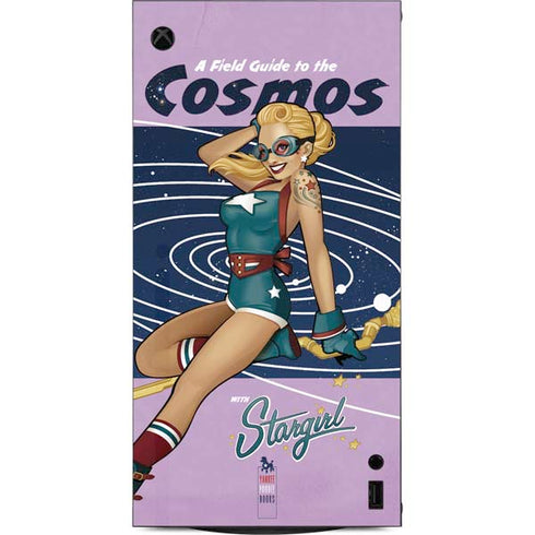 DC Comics Bombshells Stargirl- Field Guide to Cosmos XBox Series X Digital Edition Console Skin