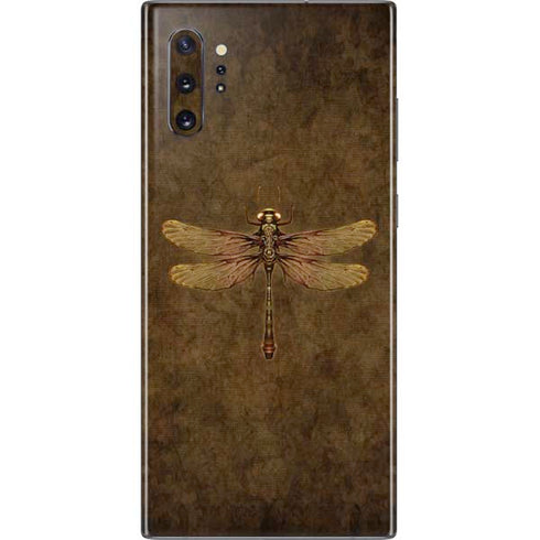 Steampunk & Gear Dragonfly by Brigid Ashwood Galaxy Note 10 Plus Skin