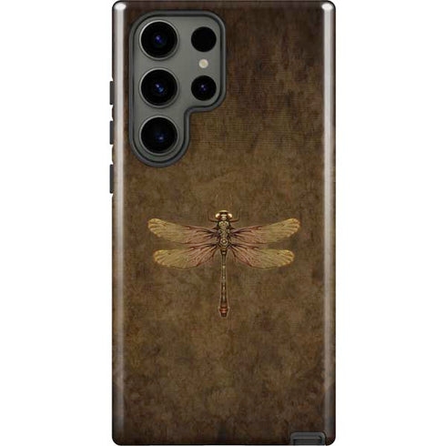 Steampunk & Gear Dragonfly by Brigid Ashwood Galaxy S23 Ultra Pro Case