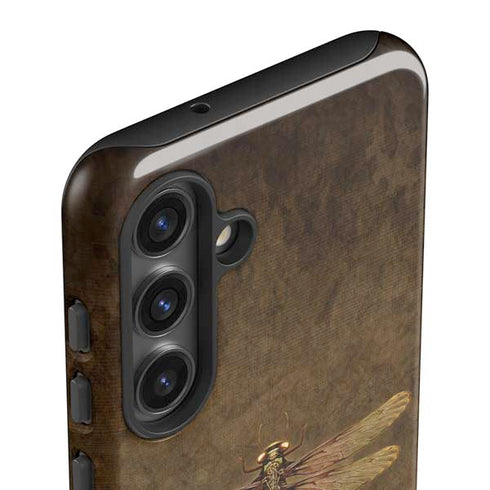 Steampunk & Gear Dragonfly by Brigid Ashwood Galaxy S25 Impact Case