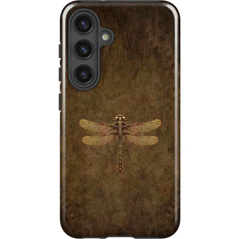 Steampunk & Gear Dragonfly by Brigid Ashwood Galaxy S25 Plus Impact Case