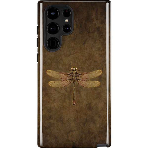 Steampunk & Gear Dragonfly by Brigid Ashwood Galaxy S25 Ultra Impact Case