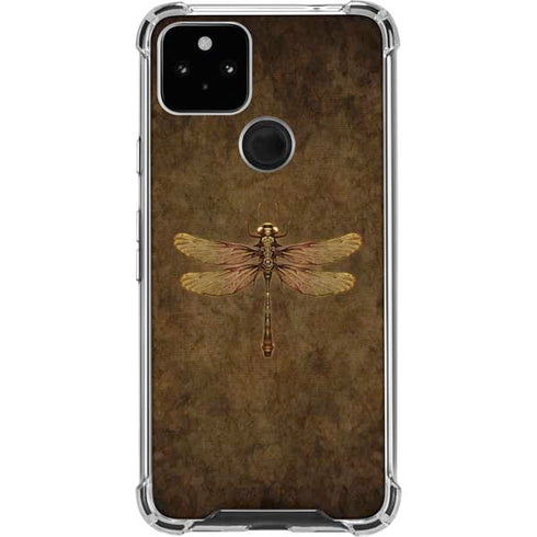 Steampunk & Gear Dragonfly by Brigid Ashwood Pixel Cases