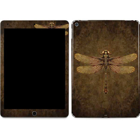 Steampunk & Gear Dragonfly by Brigid Ashwood iPad Skins
