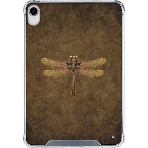 Steampunk & Gear Dragonfly by Brigid Ashwood iPad 11th Gen (2025) Clear Case