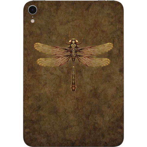 Steampunk & Gear Dragonfly by Brigid Ashwood Apple iPad Mini Skin