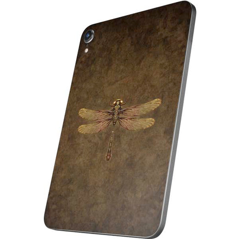Steampunk & Gear Dragonfly by Brigid Ashwood Apple iPad Mini Skin