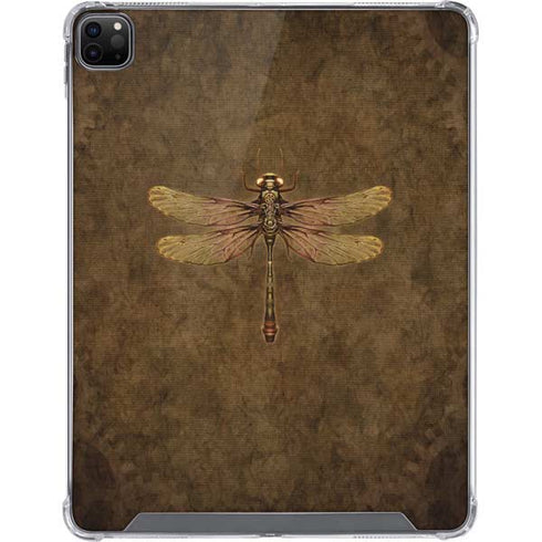 Steampunk & Gear Dragonfly by Brigid Ashwood iPad Cases