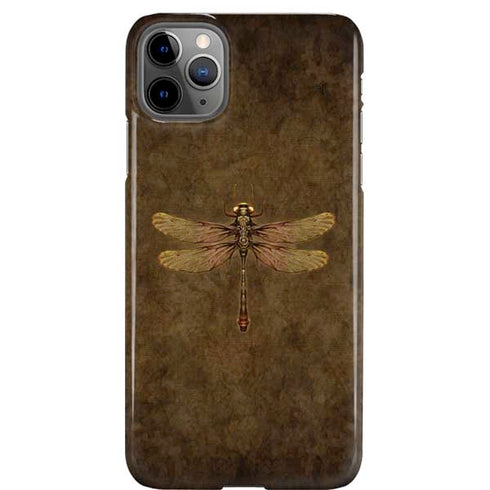 Steampunk & Gear Dragonfly by Brigid Ashwood iPhone Cases