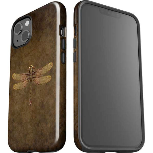 Steampunk & Gear Dragonfly by Brigid Ashwood iPhone 15 Impact Case