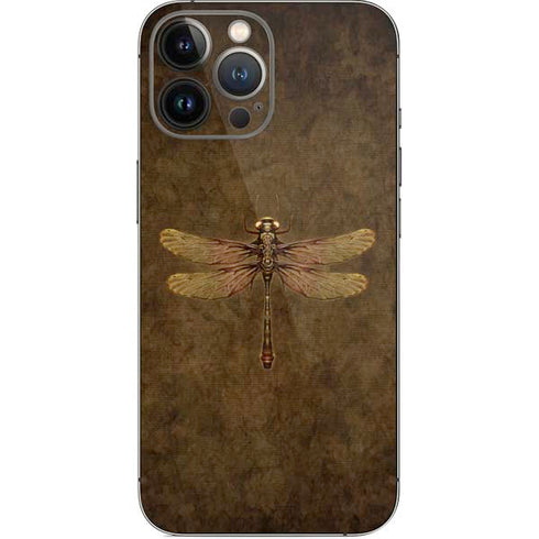 Steampunk & Gear Dragonfly by Brigid Ashwood iPhone 15 Pro Max Skin