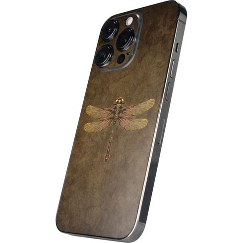 Steampunk & Gear Dragonfly by Brigid Ashwood iPhone 15 Pro Max Skin