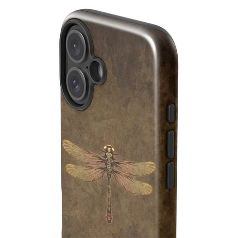 Steampunk & Gear Dragonfly by Brigid Ashwood iPhone 16 Impact Case