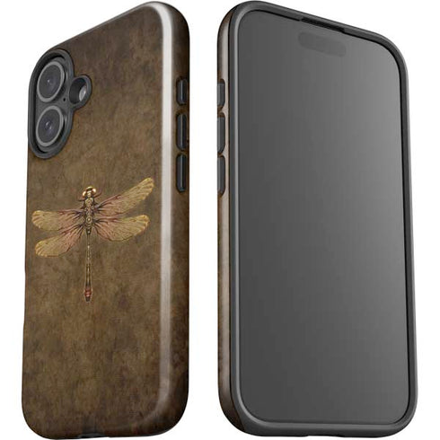 Steampunk & Gear Dragonfly by Brigid Ashwood iPhone 16 Impact Case