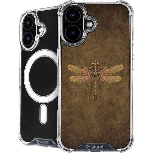 Steampunk & Gear Dragonfly by Brigid Ashwood iPhone 16 MagSafe Case