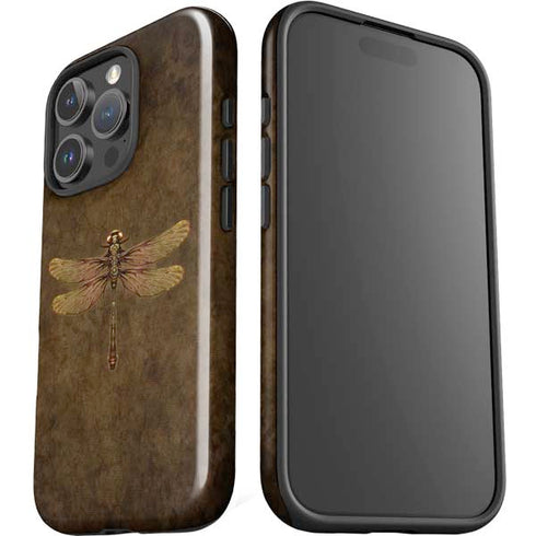 Steampunk & Gear Dragonfly by Brigid Ashwood iPhone 16 Pro Impact Case
