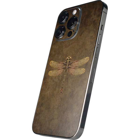 Steampunk & Gear Dragonfly by Brigid Ashwood iPhone 16 Pro Skin
