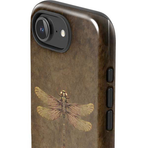 Steampunk & Gear Dragonfly by Brigid Ashwood iPhone 16e Impact Case