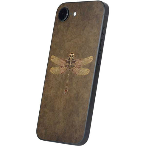 Steampunk & Gear Dragonfly by Brigid Ashwood iPhone 16e Skin