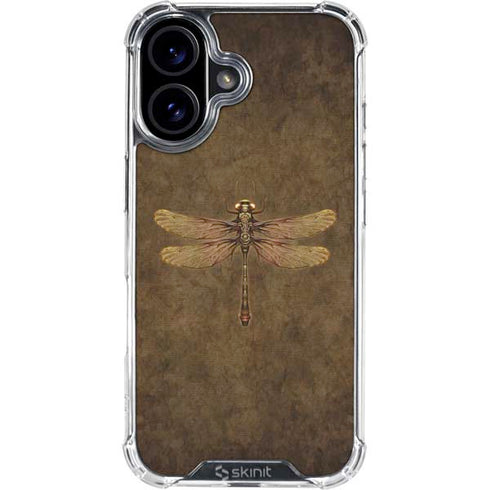 Steampunk & Gear Dragonfly by Brigid Ashwood iPhone 17 Clear Case