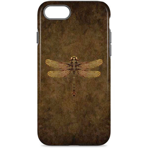 Steampunk & Gear Dragonfly by Brigid Ashwood iPhone Cases