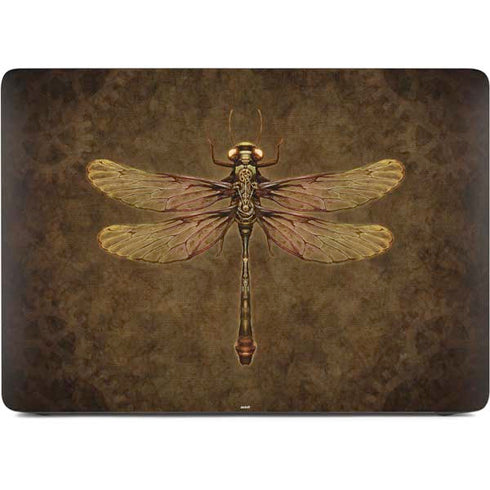 Steampunk & Gear Dragonfly by Brigid Ashwood Apple MacBook Air Skin