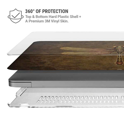 Steampunk & Gear Dragonfly by Brigid Ashwood MacBook Pro 14in (2021-24) Case plus Skin