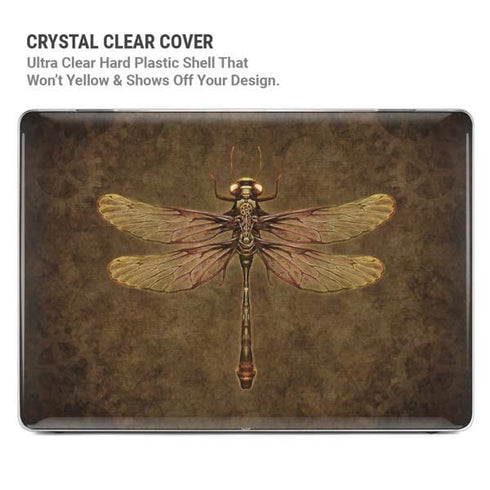 Steampunk & Gear Dragonfly by Brigid Ashwood MacBook Cases