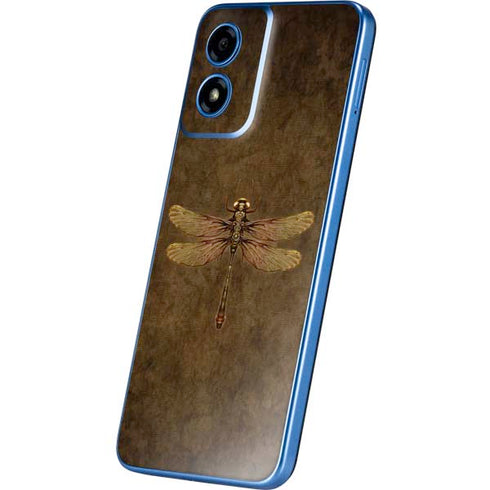 Steampunk & Gear Dragonfly by Brigid Ashwood Moto G Play 4G (2024) Skin
