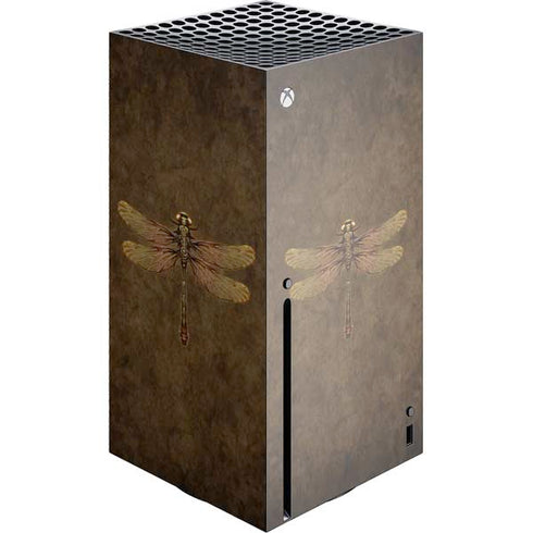 Steampunk & Gear Dragonfly by Brigid Ashwood Xbox Series X Skins