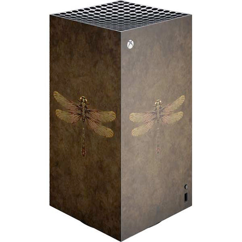 Steampunk & Gear Dragonfly by Brigid Ashwood XBox Series X Digital Edition Console Skin