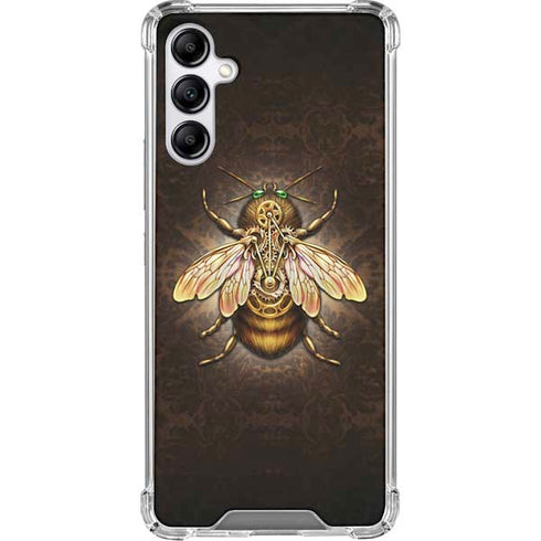 Steampunk Bee by Brigid Ashwood Gabb Phone 4 Clear Case