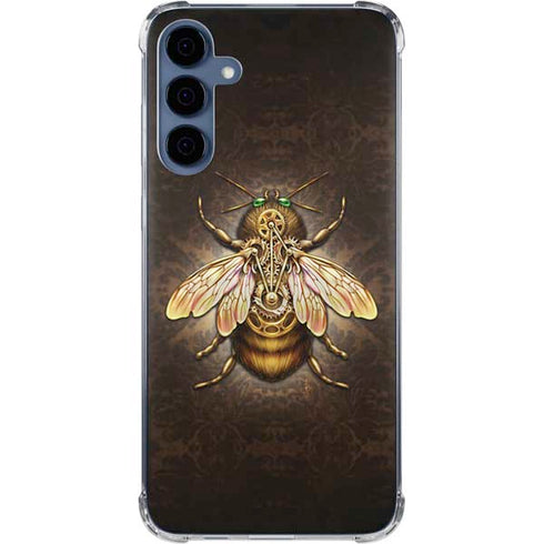 Steampunk Bee by Brigid Ashwood Galaxy A35 5G Clear Case