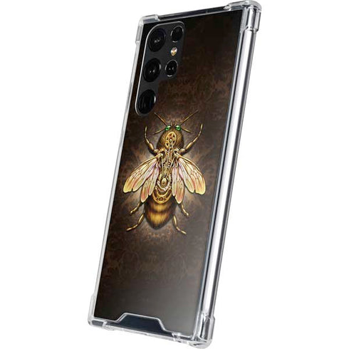 Steampunk Bee by Brigid Ashwood Galaxy S23 Ultra Clear Case