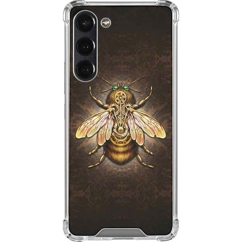 Steampunk Bee by Brigid Ashwood Galaxy S24 FE Clear Case