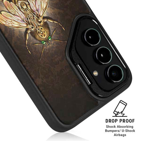 Steampunk Bee by Brigid Ashwood Galaxy S25 Plus Kickstand Case