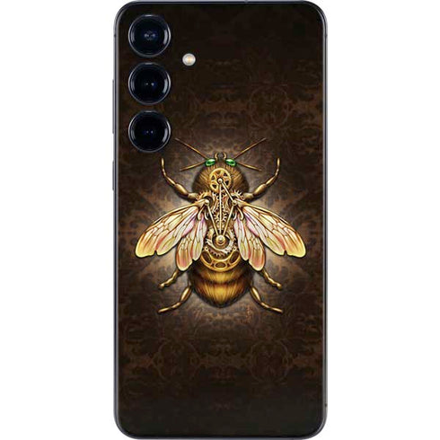 Steampunk Bee by Brigid Ashwood Galaxy S25 Plus Skin