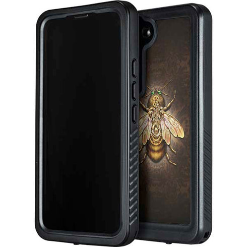 Steampunk Bee by Brigid Ashwood Galaxy S24 Plus Waterproof Case